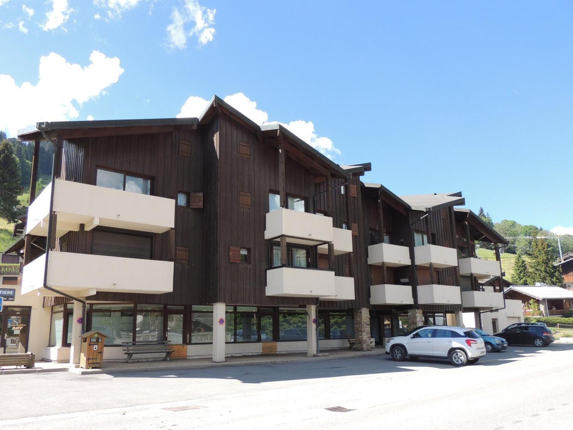 Duplex 3 Pieces Aux Gets, Proche Pistes Avec Parking Et Wifi - Fr-1-598-23 Apartment Les Gets Exterior photo